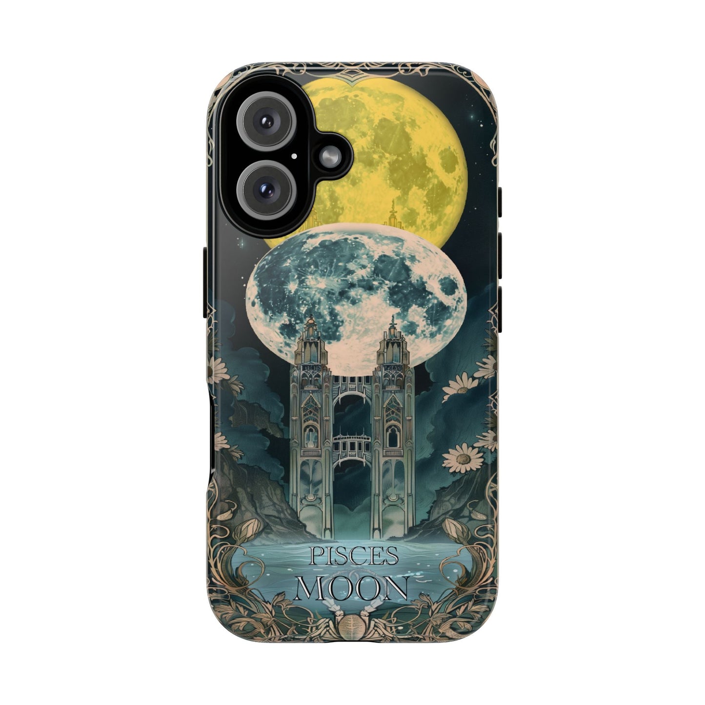 Pisces "The Moon" Tarot Card Phone Case iPhone 17