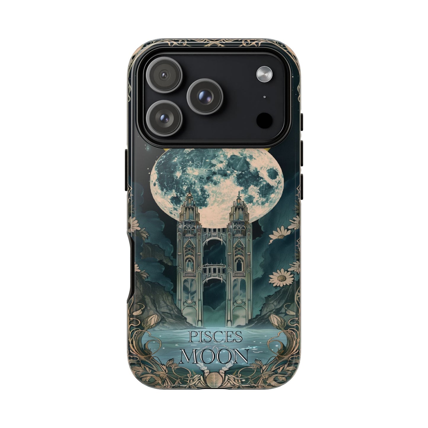 Pisces "The Moon" Tarot Card Phone Case iPhone 17 Pro