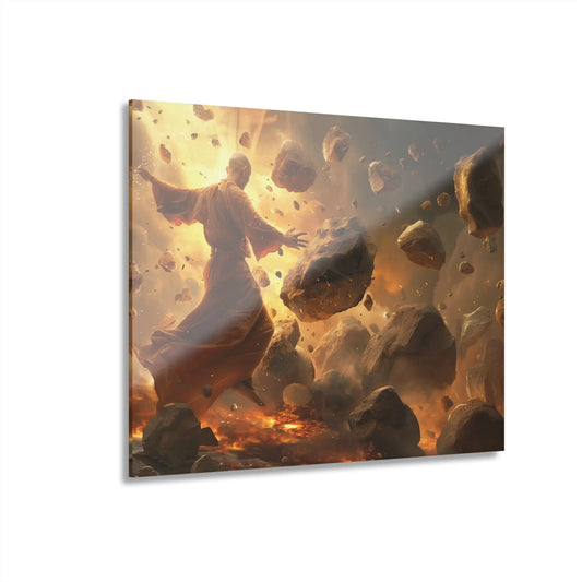 Master of the Earthen Arts Wall Art shown in the 14" x 11" size on a white background.