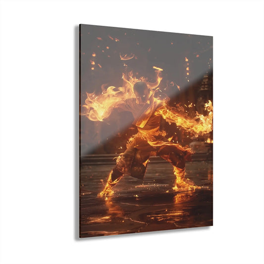 "The Art of Fire" Wall Art shown in the 11" x 14" size on a white background.