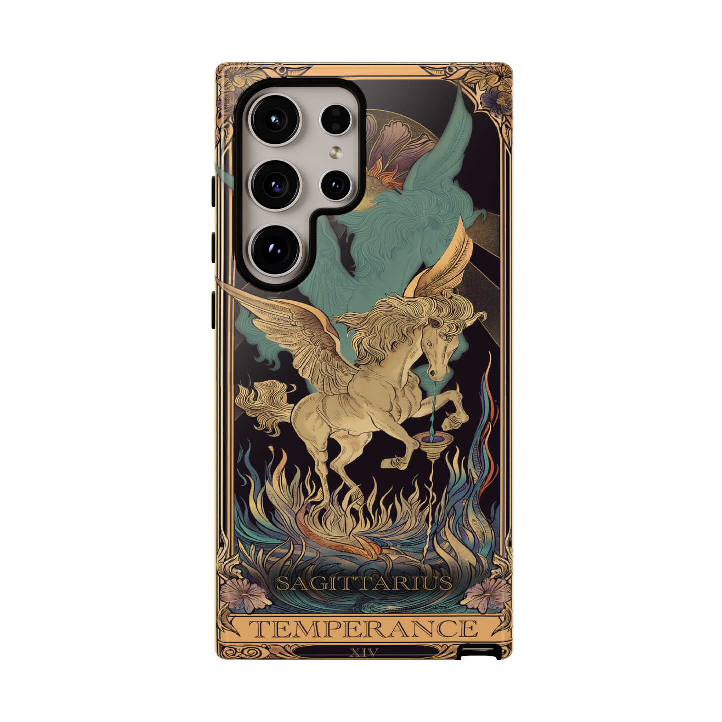 Sagittarius "Temperance" Tarot Card Phone Case Samsung Galaxy S24 Ultra