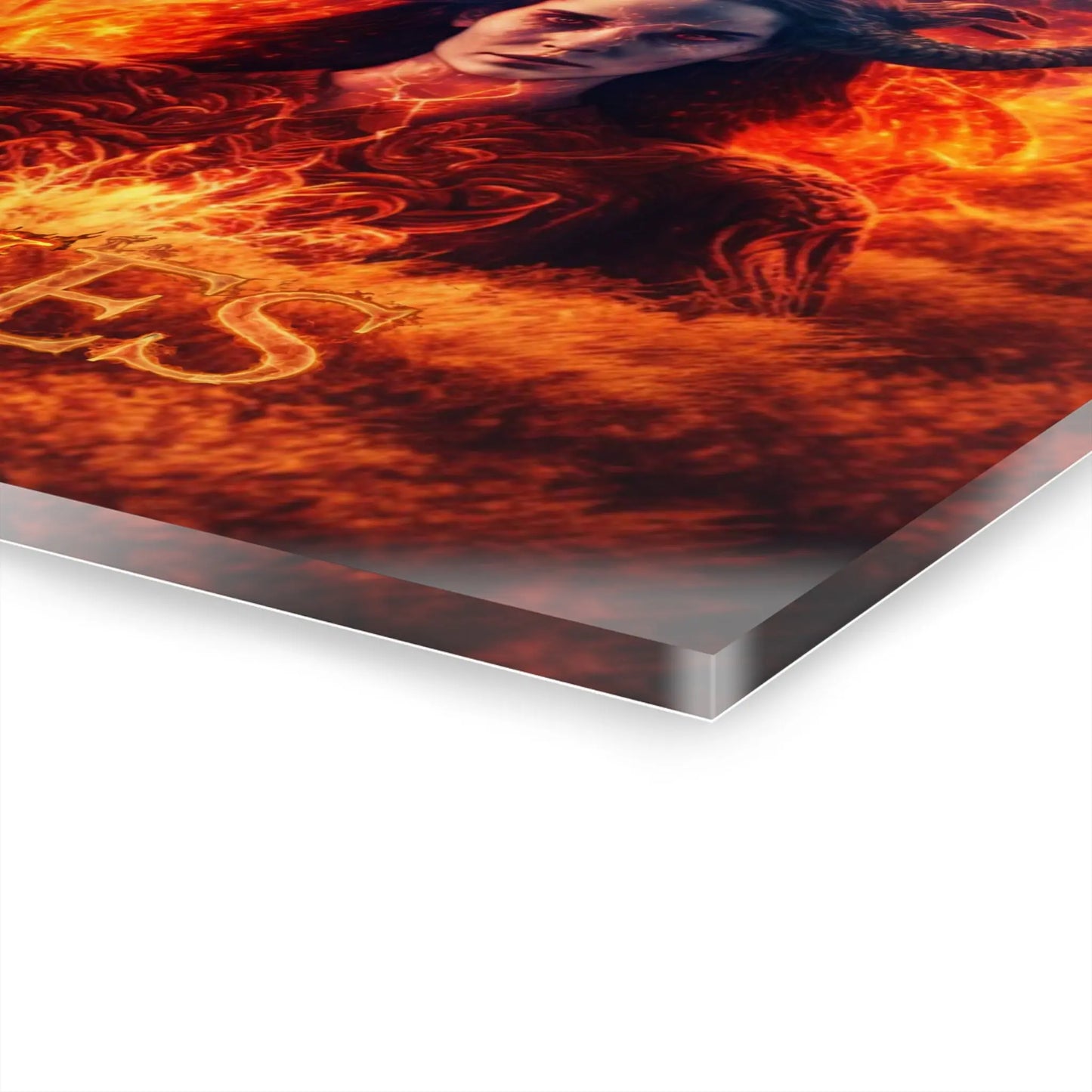 The Aries Fire Acrylic Art Printify