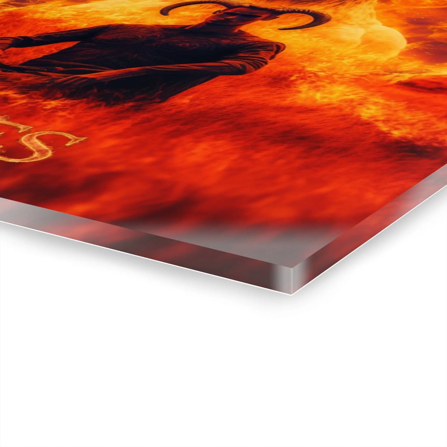 The Aries Ram Spirit Acrylic Art Printify