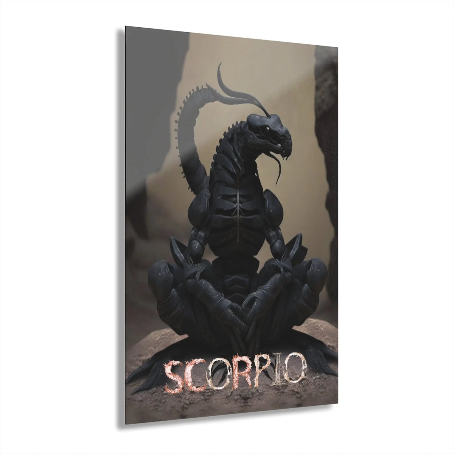 The Scorpio Desert Sage Acrylic Art Printify