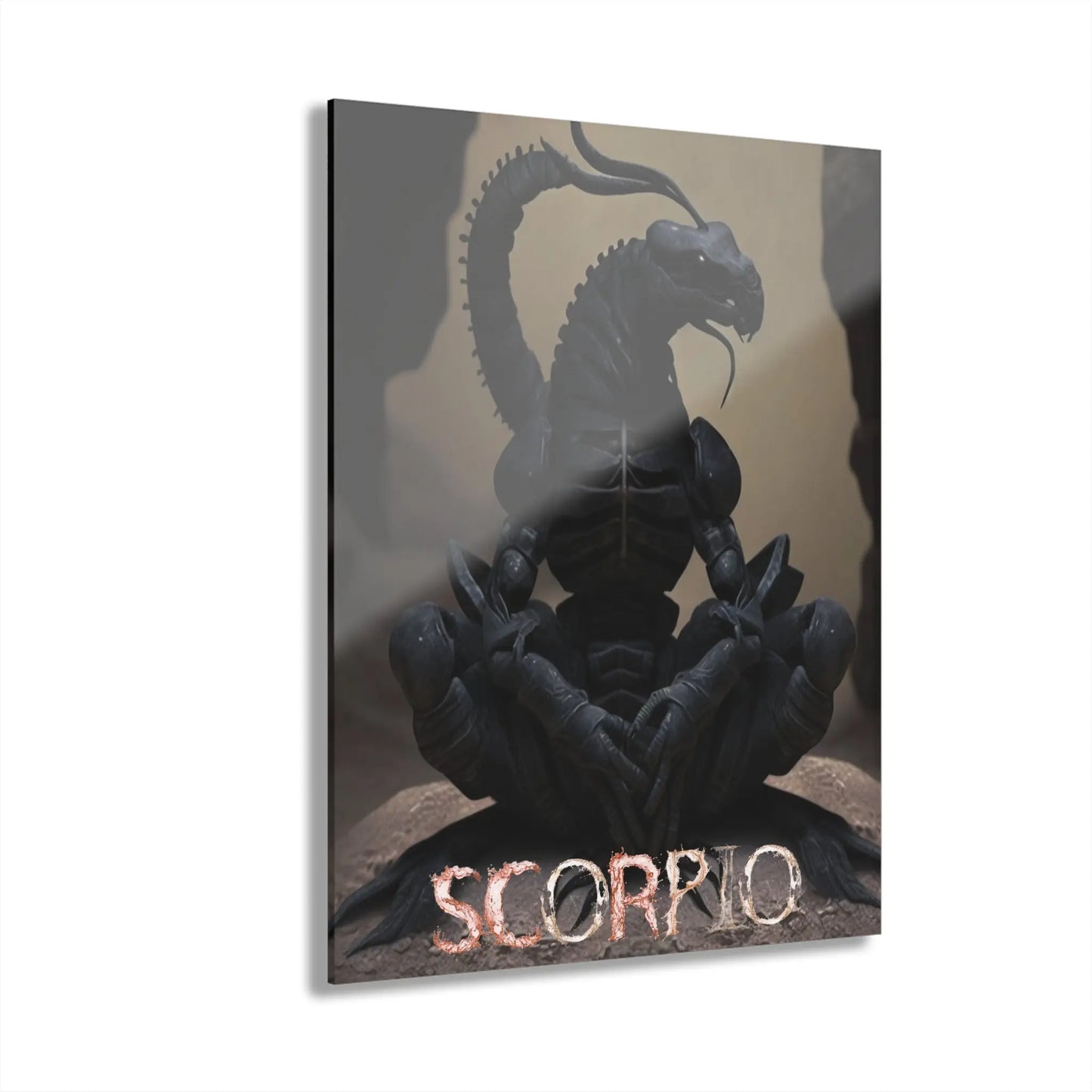 The Scorpio Desert Sage Acrylic Art Printify