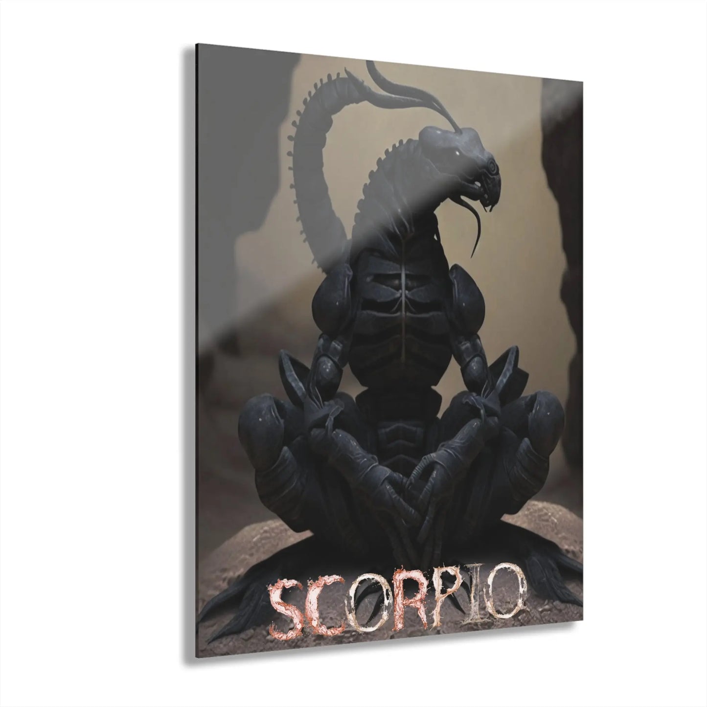 The Scorpio Desert Sage Acrylic Art Printify