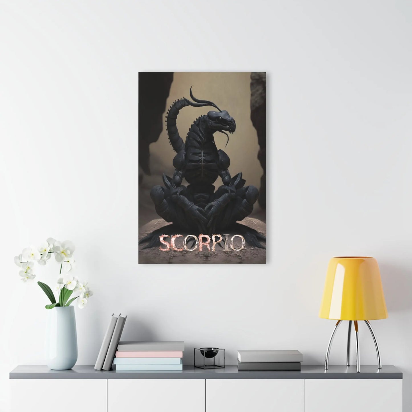 The Scorpio Desert Sage Acrylic Art Printify