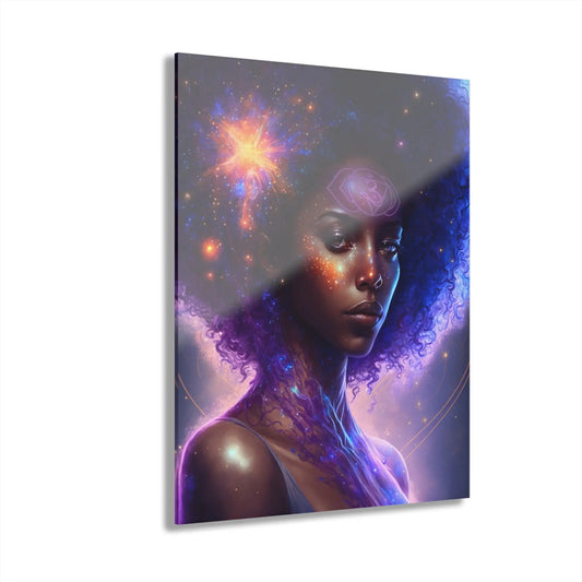 Third Eye Chakra Acrylic Wall Art shown in the 11" x 14" size on a white background.