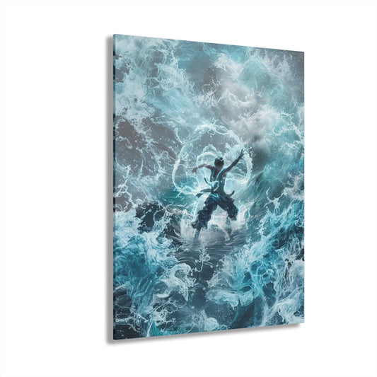 "Master of the Tides" Wall Art shown in the 11" x 14" size on a white background.