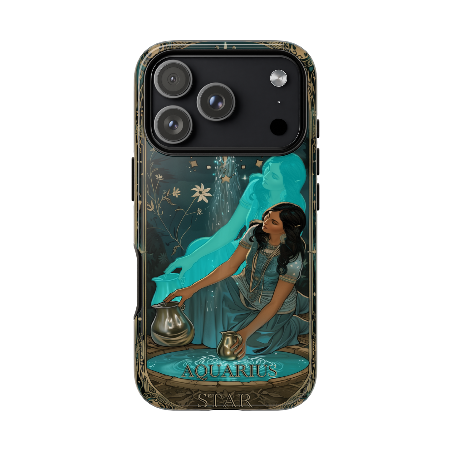 Aquarius "The Star" Tarot Card Phone Case iPhone 17 Pro