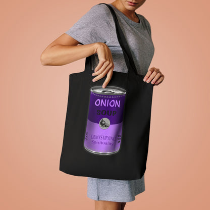 Onion Soup Logo Tote Bag | Spiritual Grocery & Book Bag