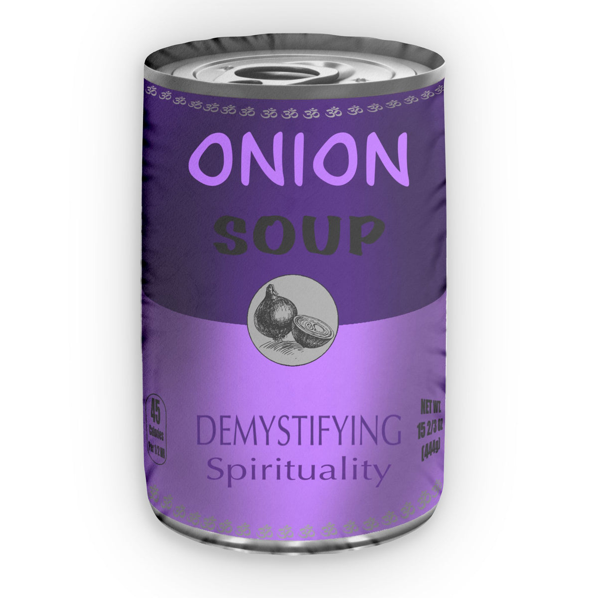 Onion Soup Can Pillow | Spiritual Decorative Throw Pillow