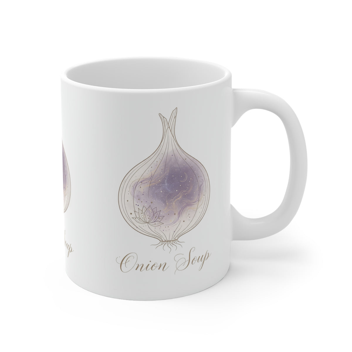 Cosmic Onion Soup Mug | Spiritual Galaxy Coffee Cup