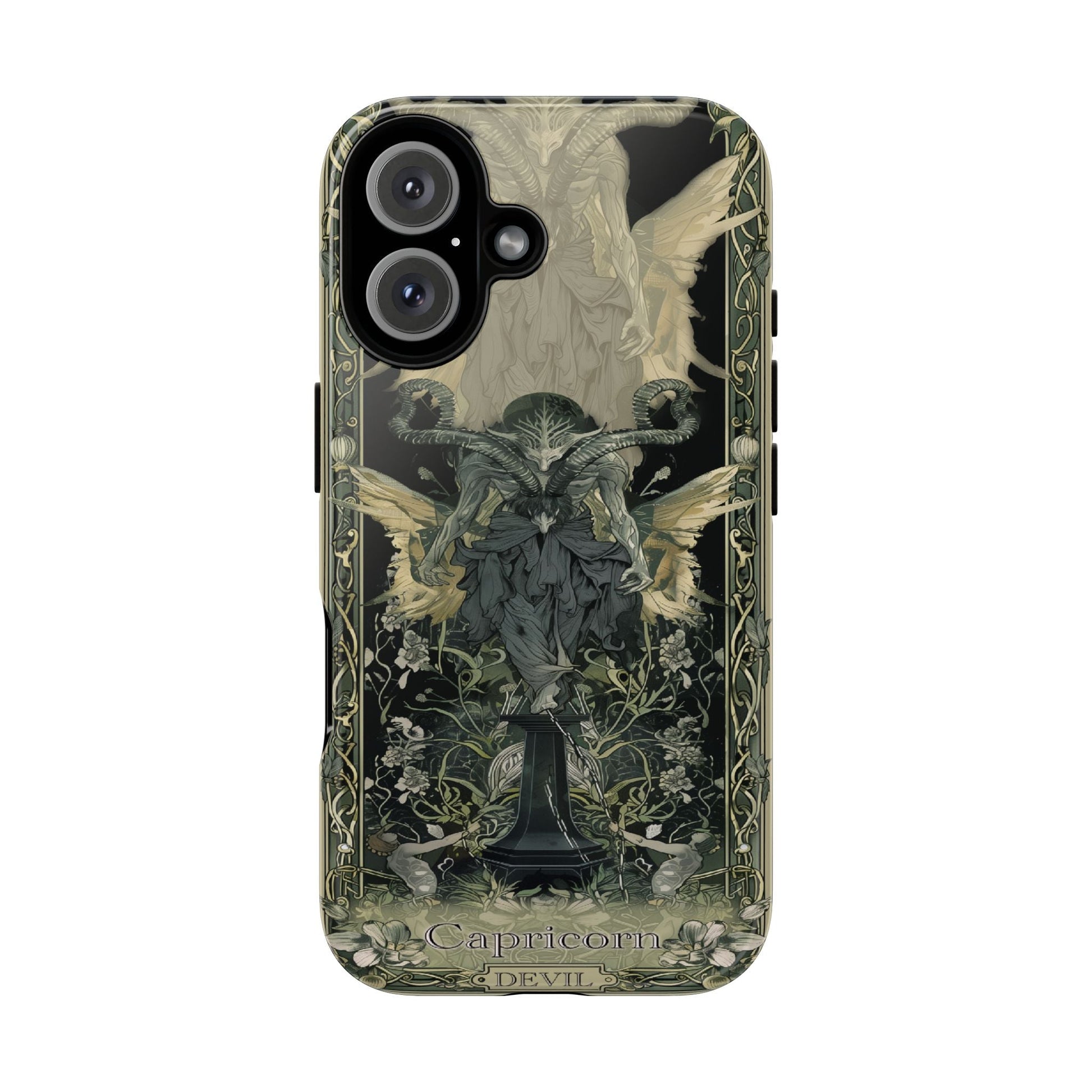 Capricorn "The Devil" Tarot Card Phone Case iPhone 17