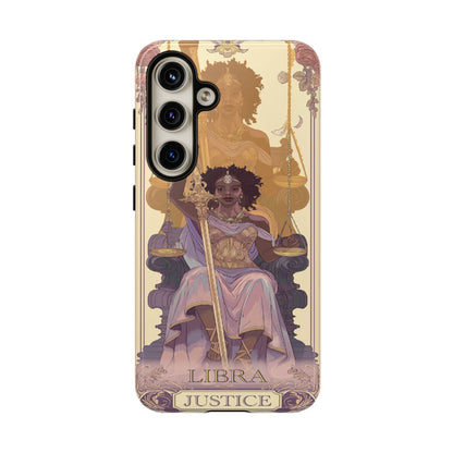 Libra "Justice" Tarot Card Phone Case Samsung Galaxy S24 