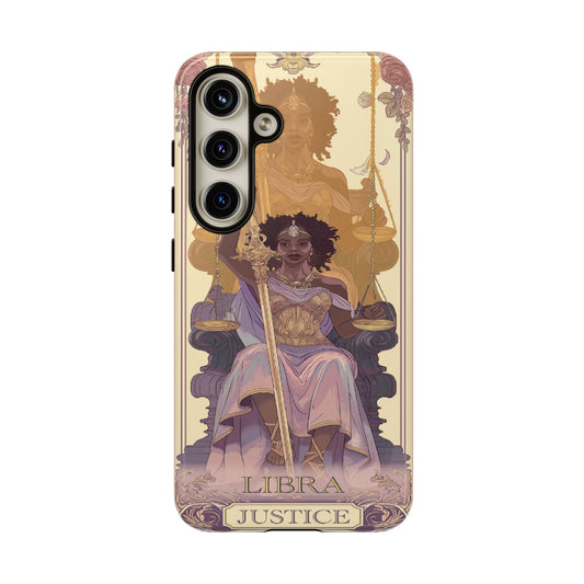 Libra "Justice" Tarot Card Phone Case Samsung Galaxy S24 