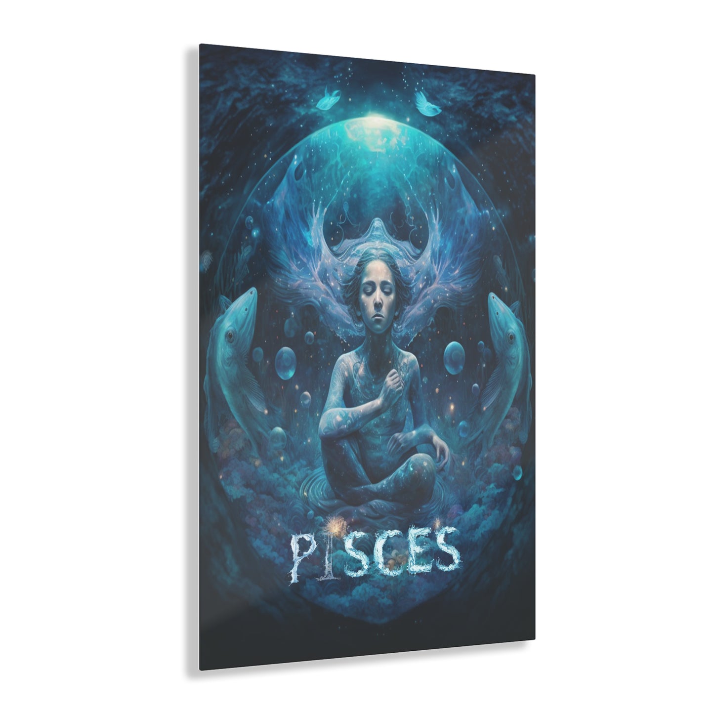 The Pisces Ocean Acrylic Art Printify