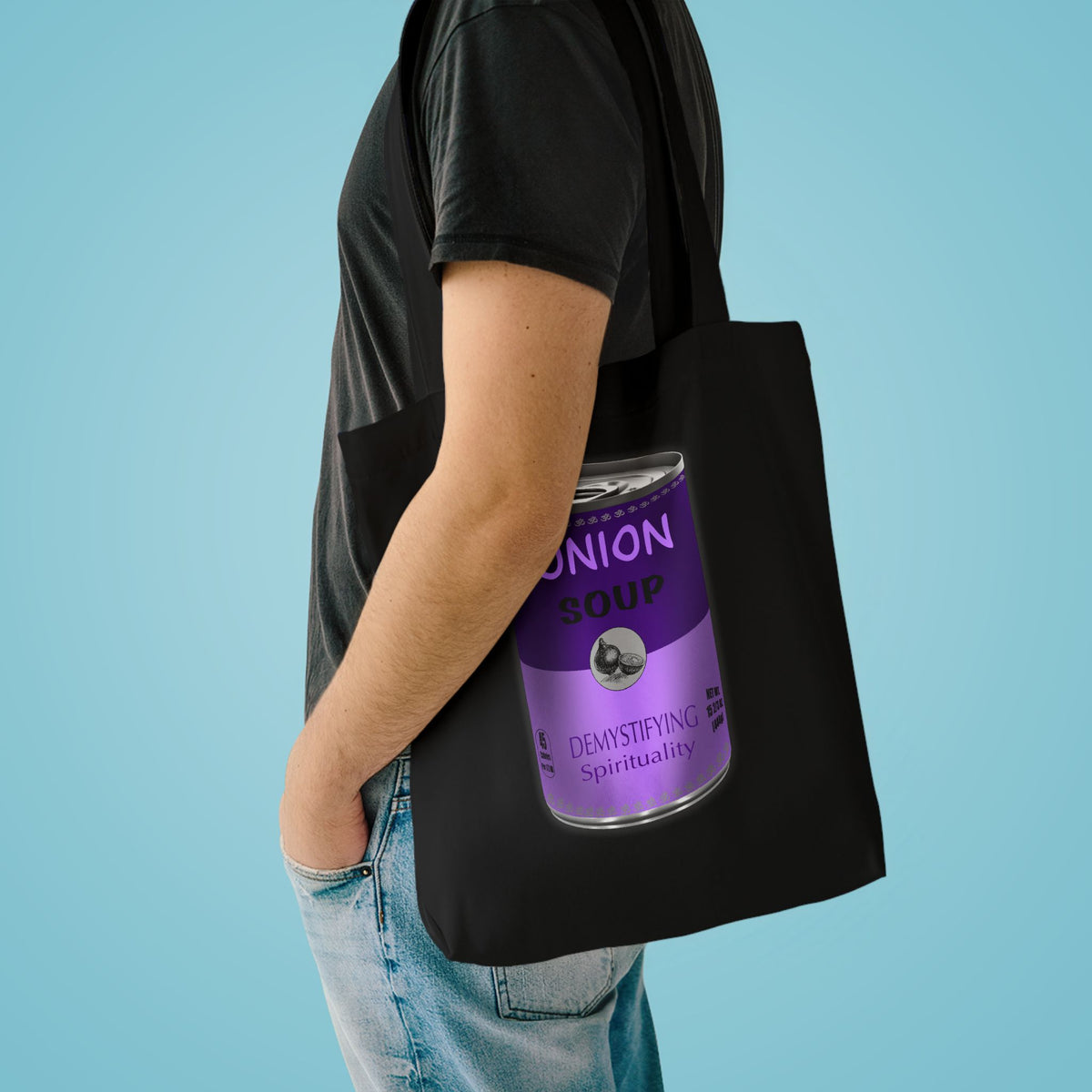 Onion Soup Logo Tote Bag | Spiritual Grocery & Book Bag