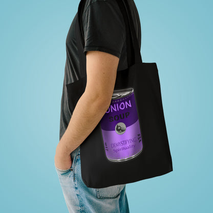 Onion Soup Logo Tote Bag | Spiritual Grocery & Book Bag