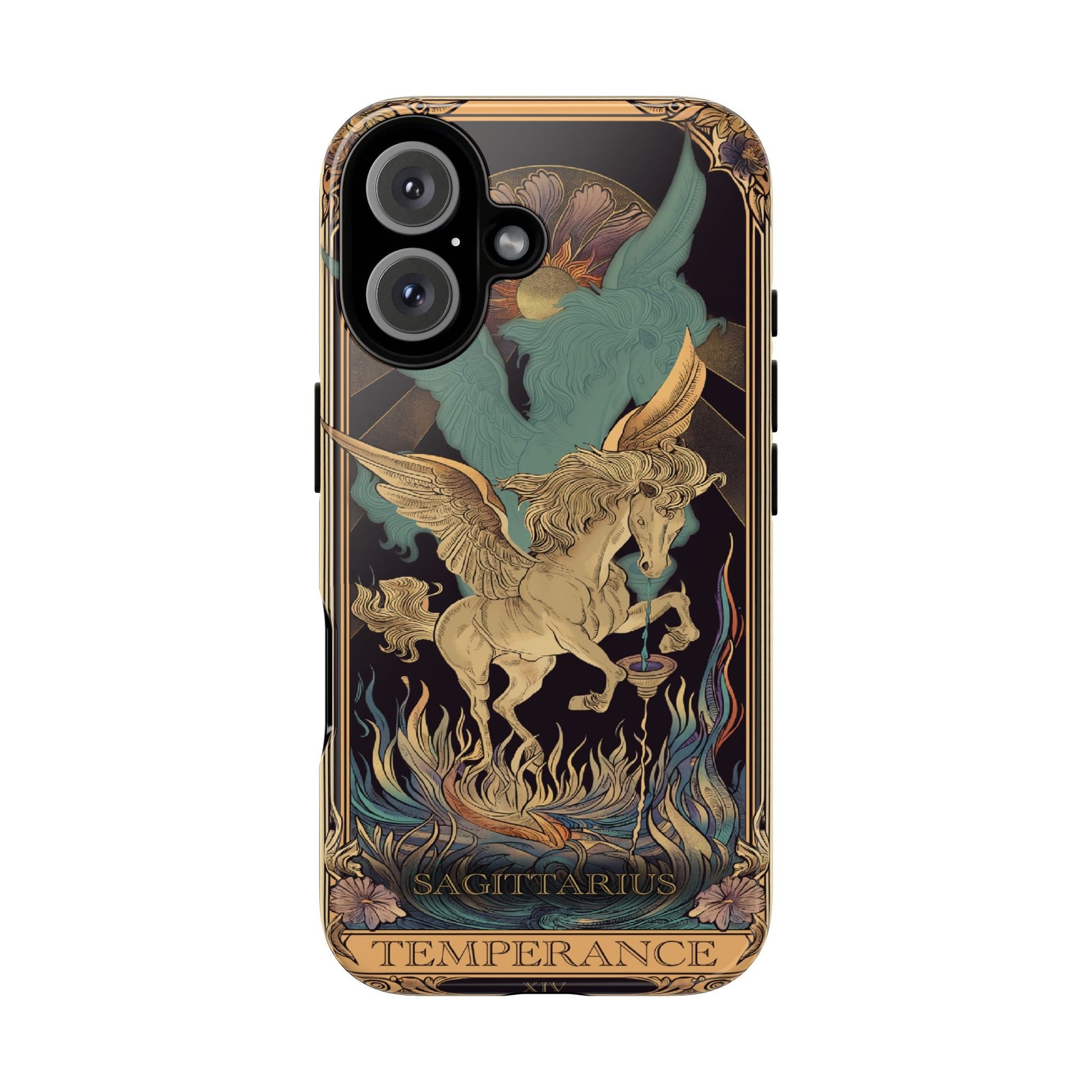 Sagittarius "Temperance" Tarot Card Phone Case iPhone 17