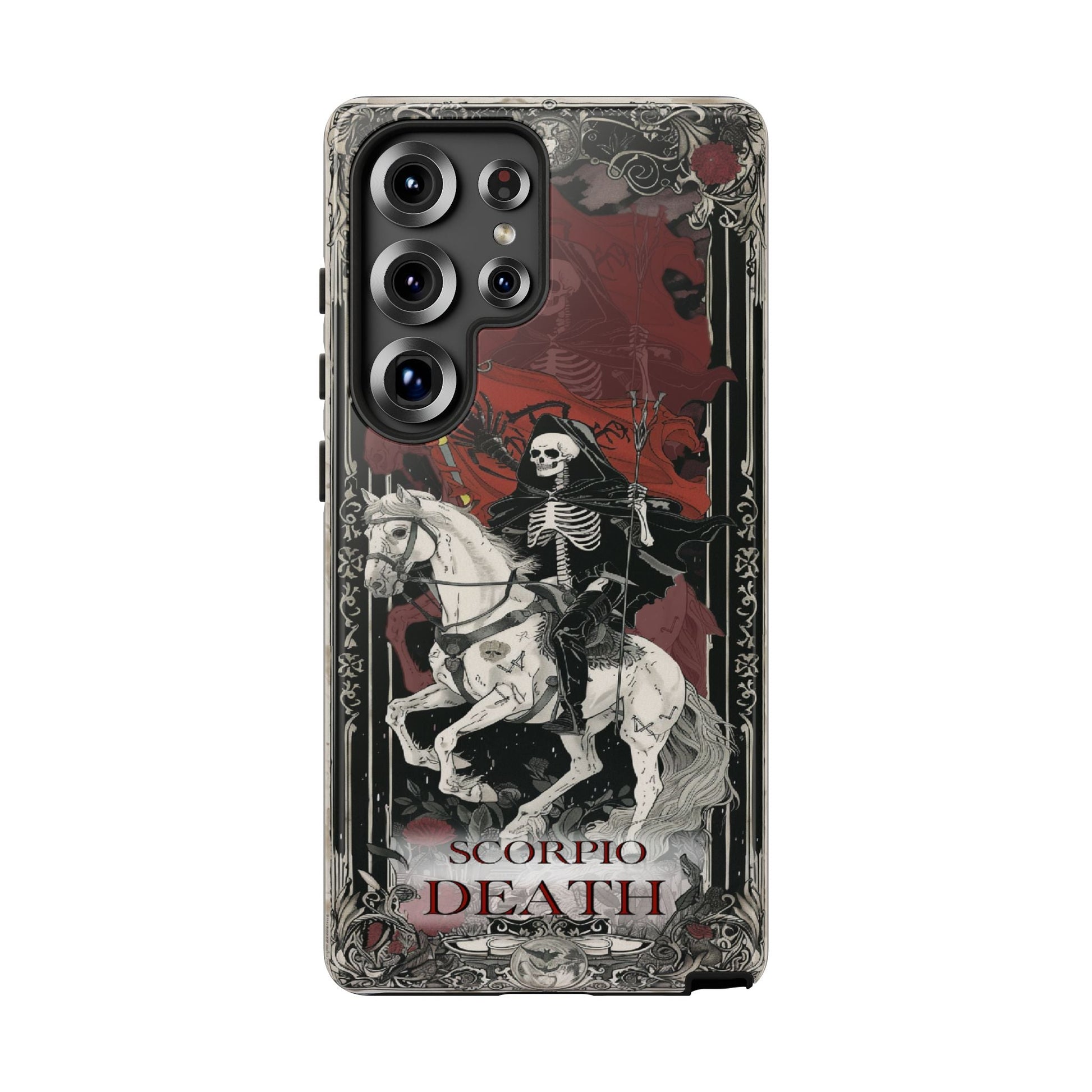 Scorpio "Death" Tarot Card Phone Case Samsung Galaxy 25 Ultra