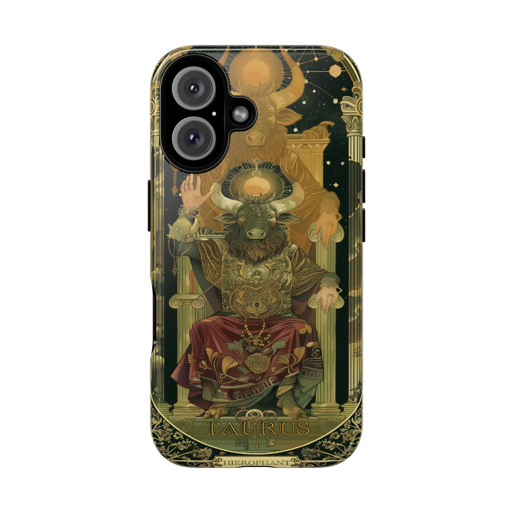 Taurus "The Hierophant" Tarot Card Phone Case iPhone 17