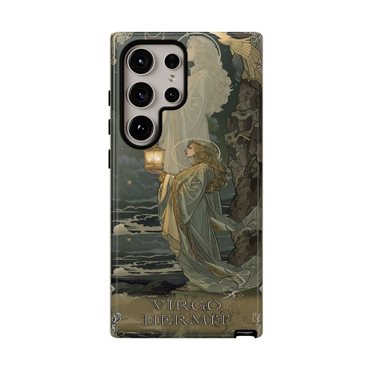 Virgo "The Hermit" Tarot Card Phone Case Samsung Galaxy S24 Ultra