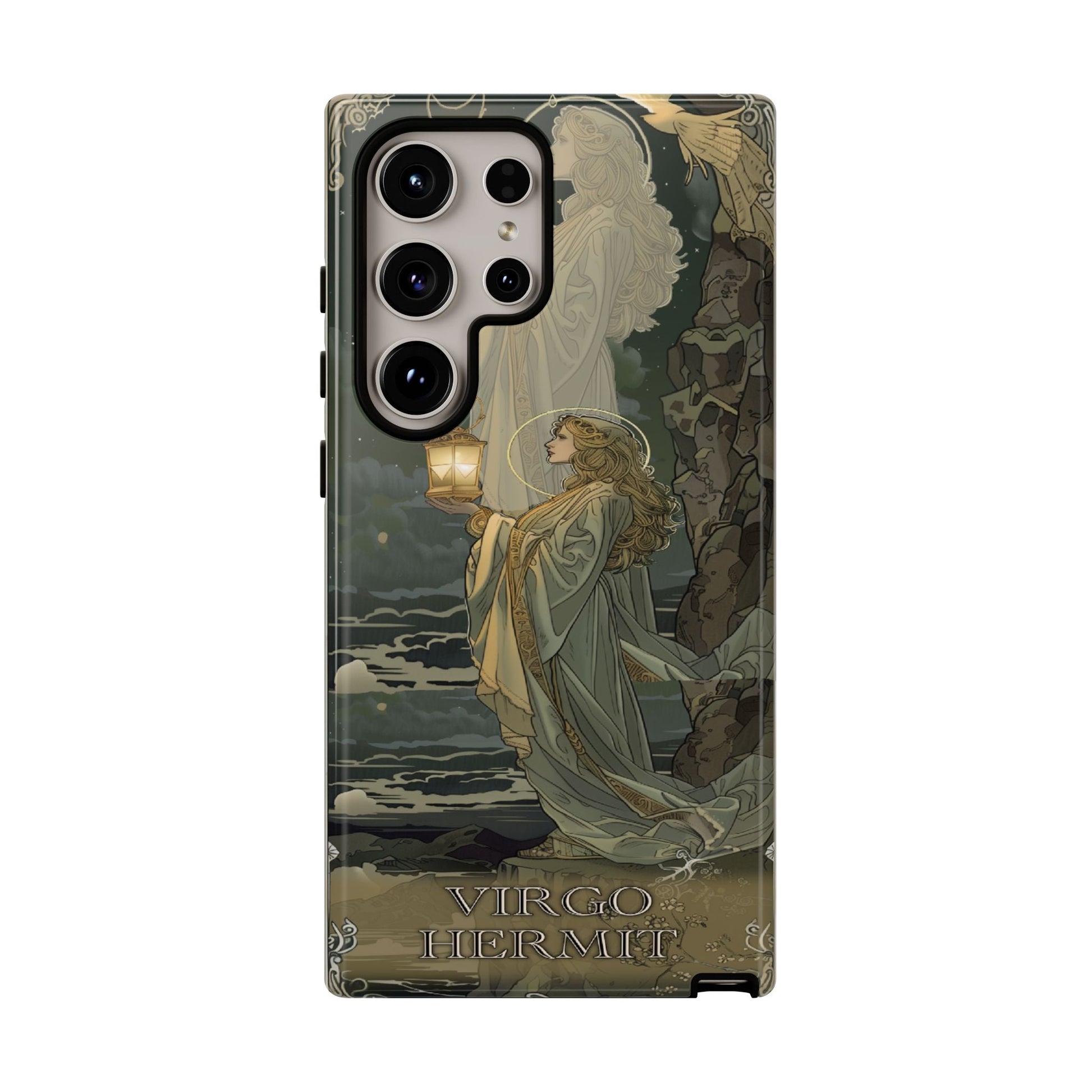 Virgo "The Hermit" Tarot Card Phone Case Samsung Galaxy S24 Ultra