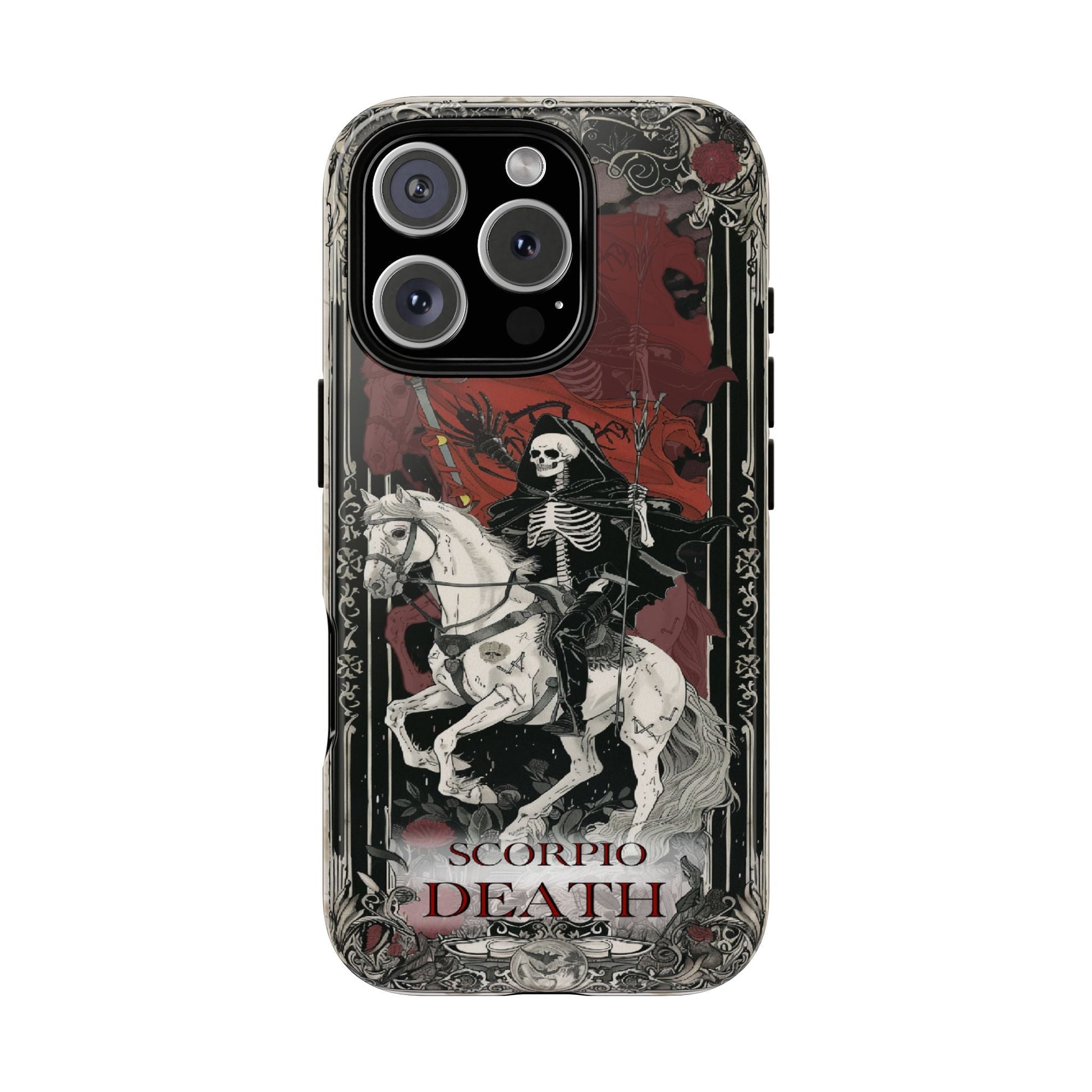 Scorpio "Death" Tarot Card Phone Case iPhone 16 Pro