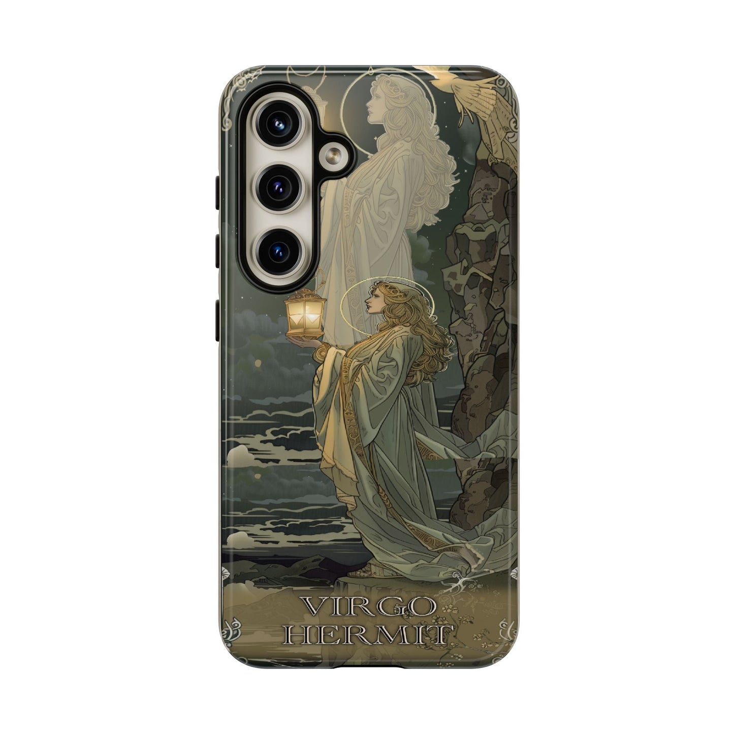 Virgo "The Hermit" Tarot Card Phone Case Samsung Galaxy S24