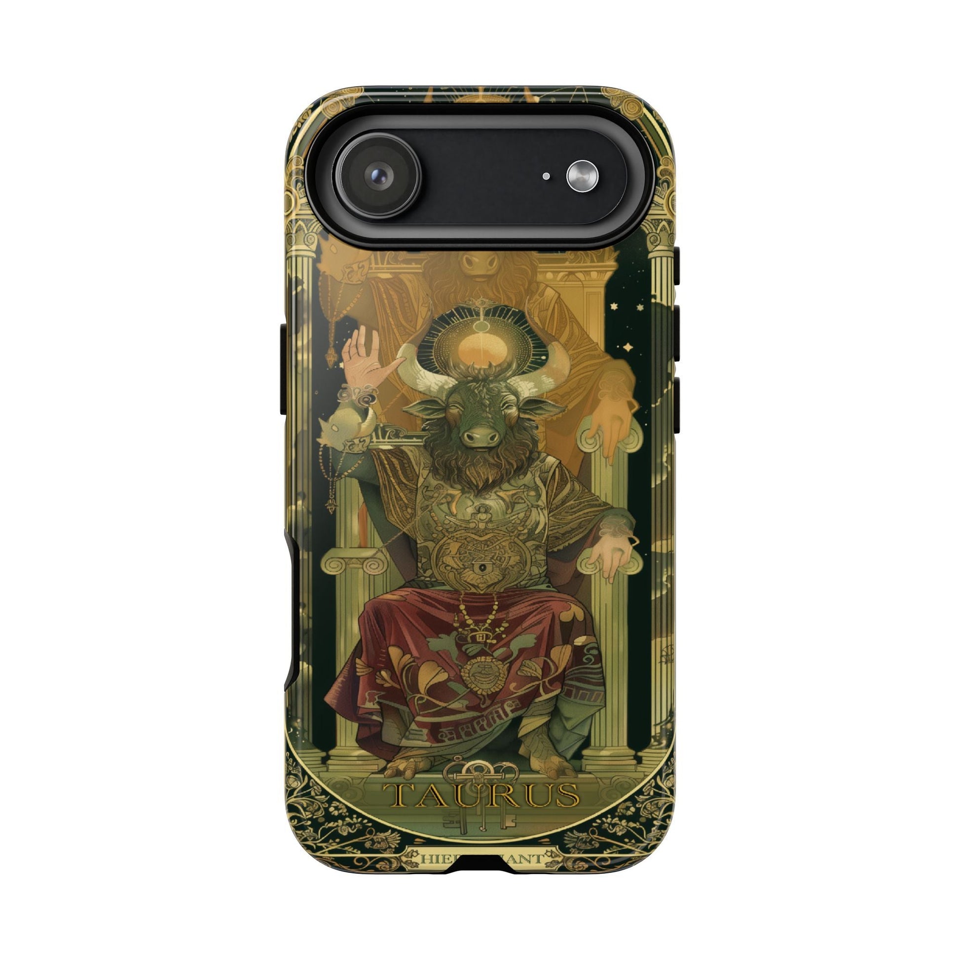 Taurus "The Hierophant" Tarot Card Phone Case iPhone 17 Air
