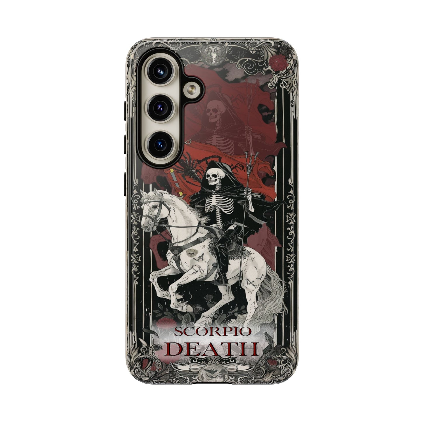 Scorpio "Death" Tarot Card Phone Case Samsung Galaxy 24