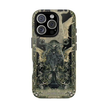 Capricorn "The Devil" Tarot Card Phone Case iPhone 16 Pro Max