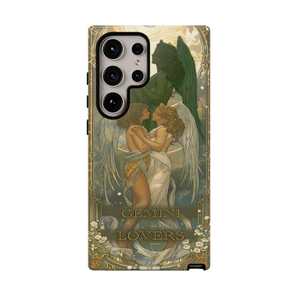 Gemini "The Lovers" Tarot Card Phone Case Samsung Galaxy S24 Ultra