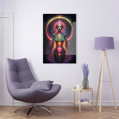 The Infinity Woman Acrylic Art Printify