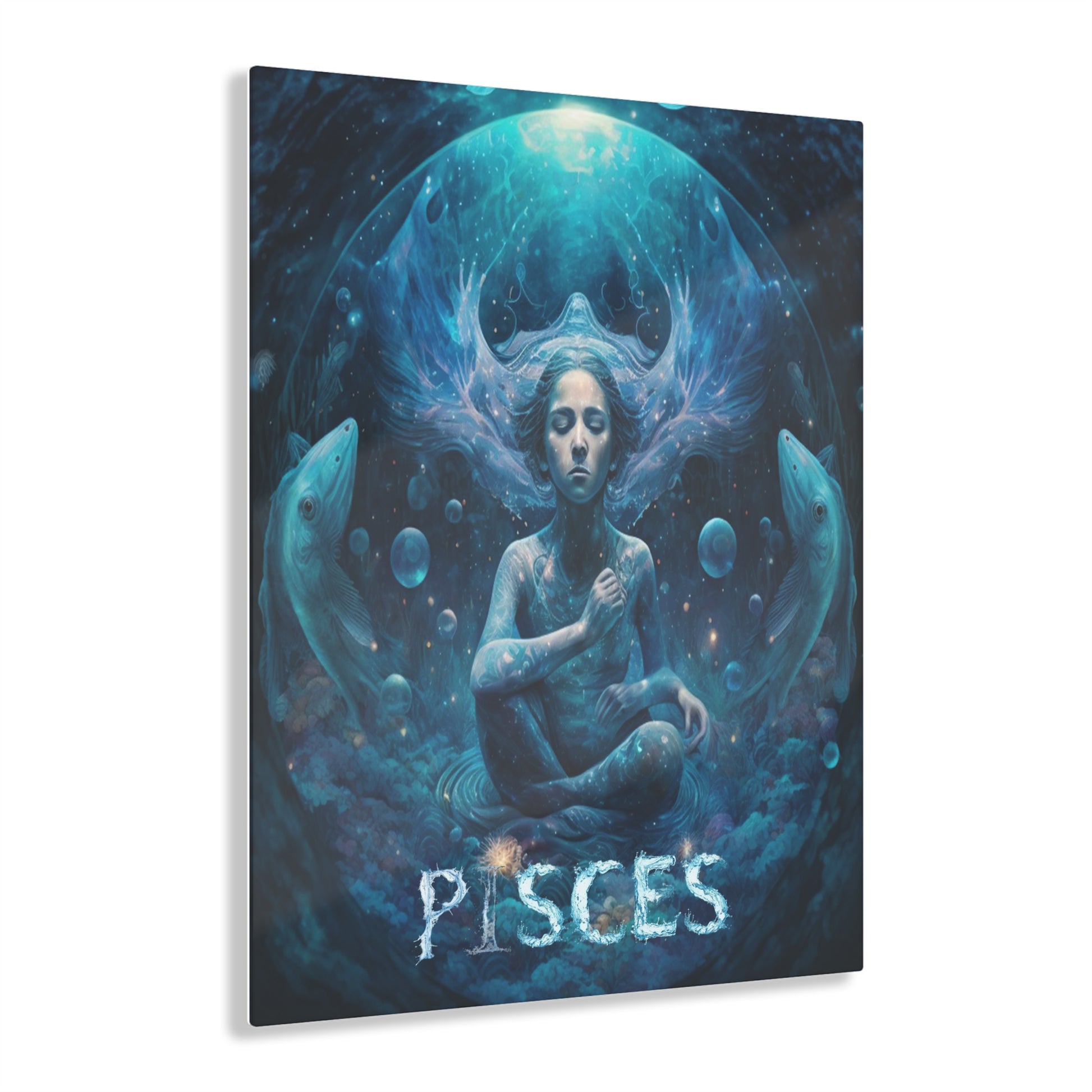 The Pisces Ocean Acrylic Art Printify