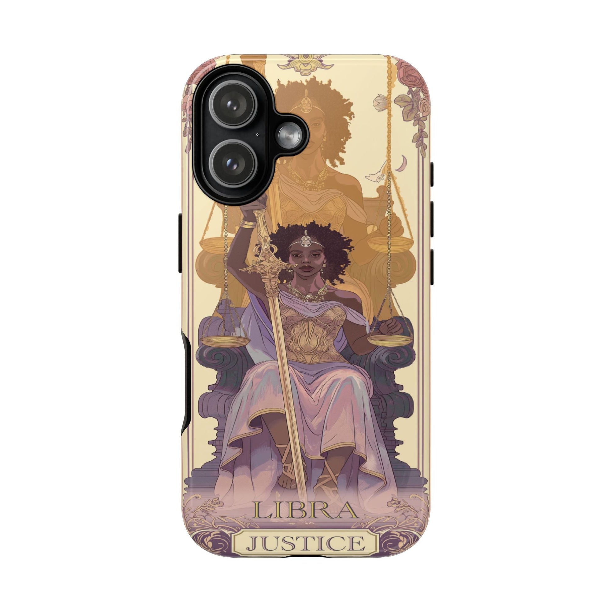 Libra "Justice" Tarot Card Phone Case iPhone 17
