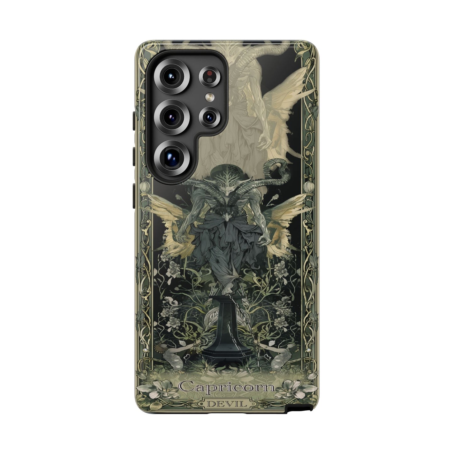 Capricorn "The Devil" Tarot Card Phone Case Samsung Galaxy S25 Ultra