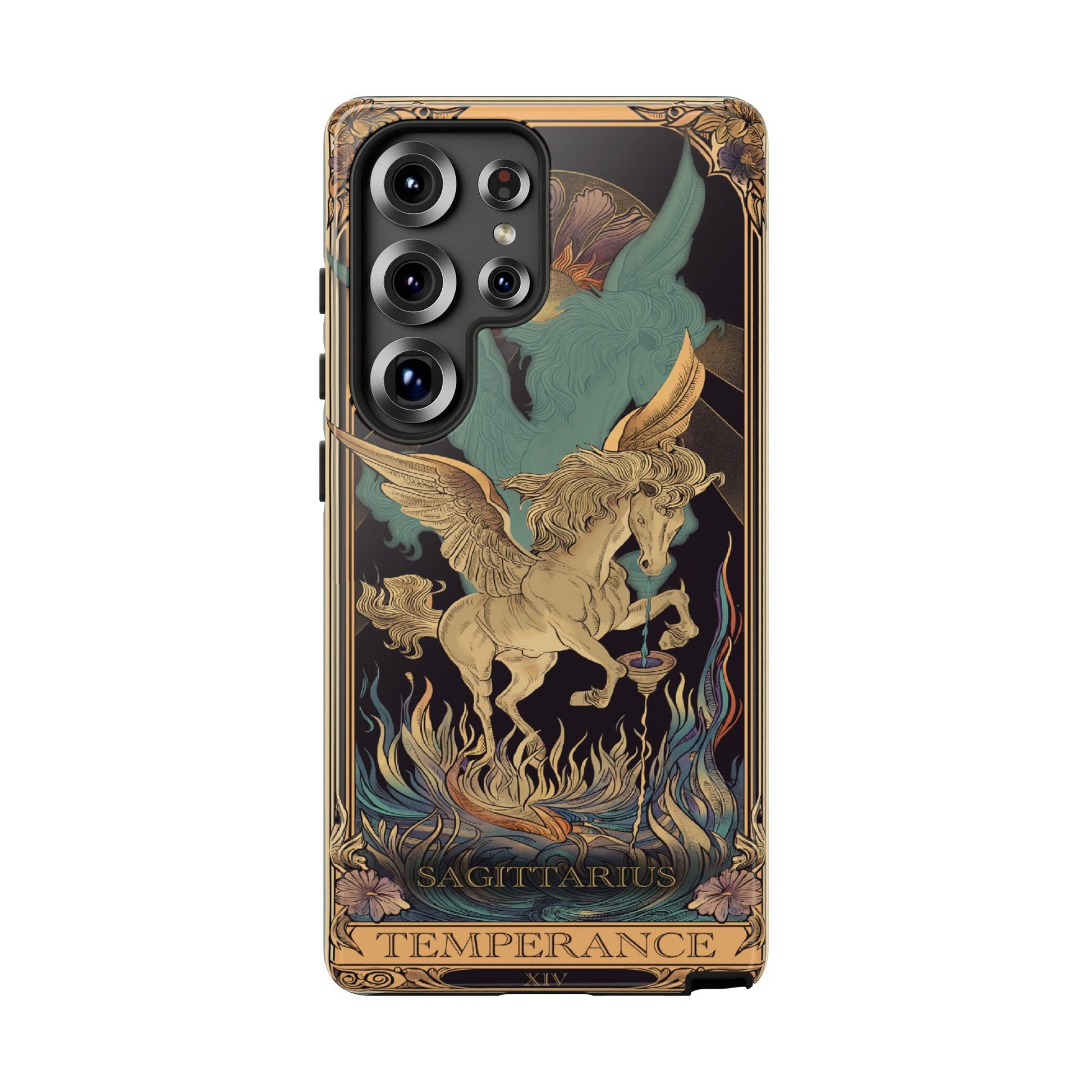 Sagittarius "Temperance" Tarot Card Phone Case Samsung Galaxy S25 Ultra
