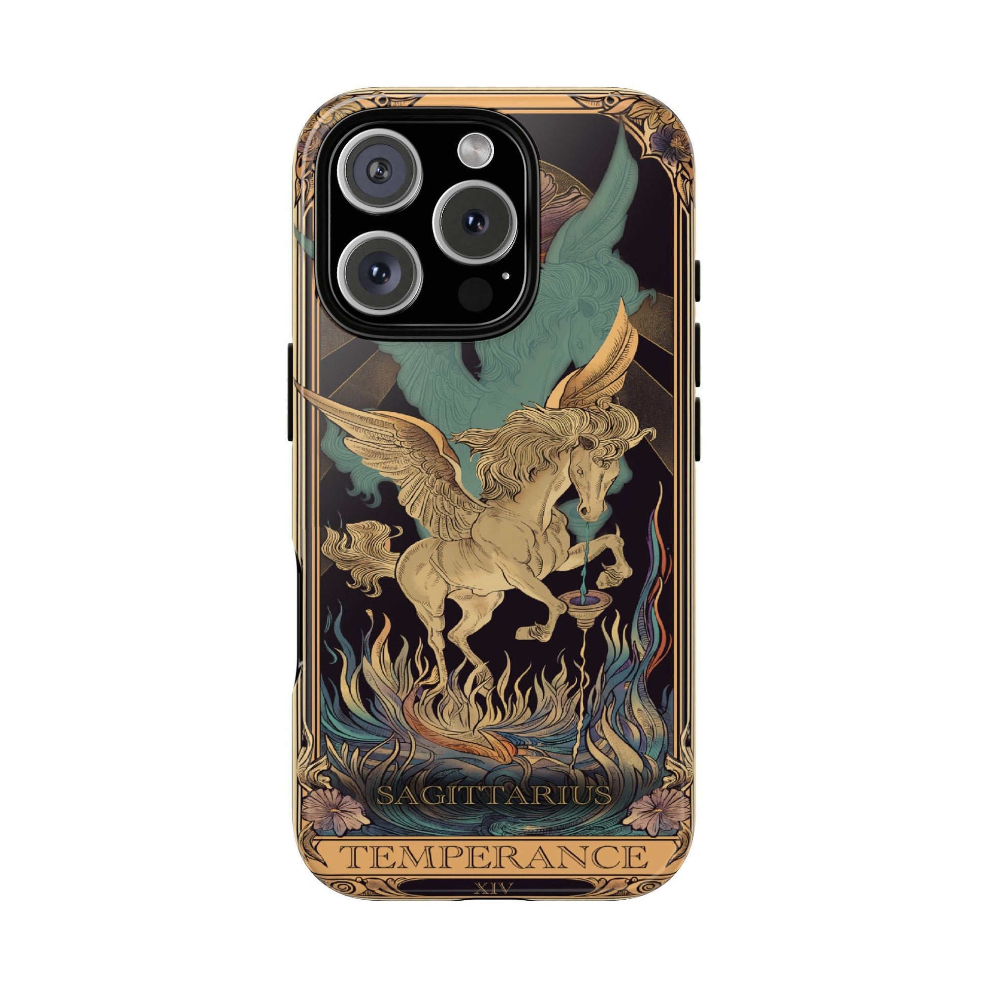 Sagittarius "Temperance" Tarot Card Phone Case iPhone 16 pro