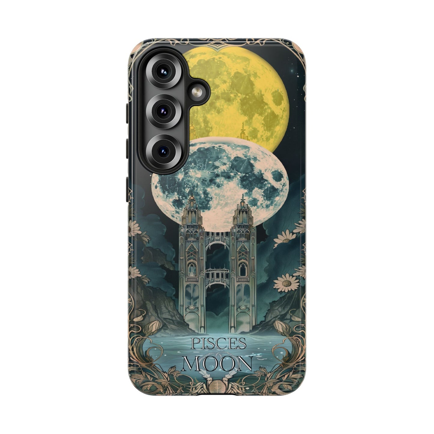 Pisces "The Moon" Tarot Card Phone Case Samsung Galaxy 25