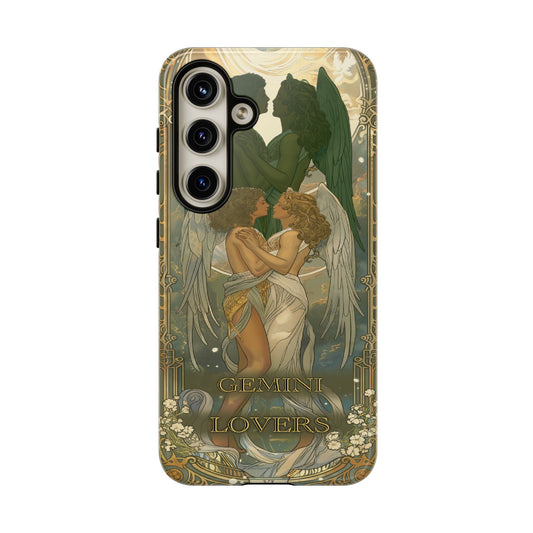Gemini "The Lovers" Tarot Card Phone Case Samsung Galaxy S24