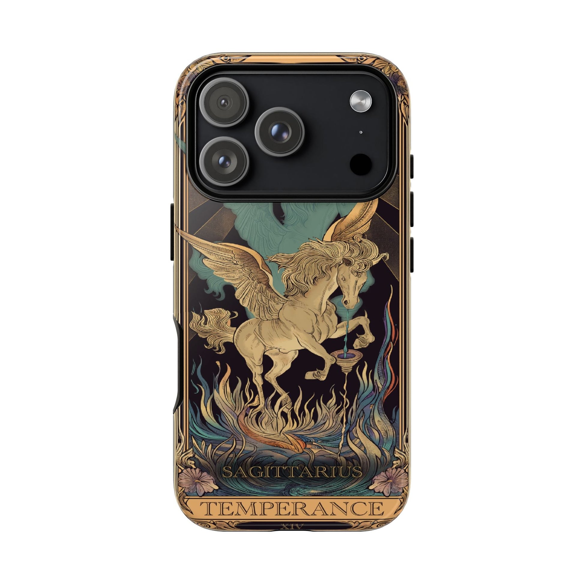 Sagittarius "Temperance" Tarot Card Phone Case iPhone 17 Pro 