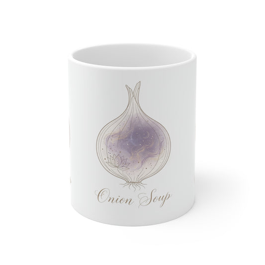 Cosmic Onion Soup Mug | Spiritual Galaxy Coffee Cup
