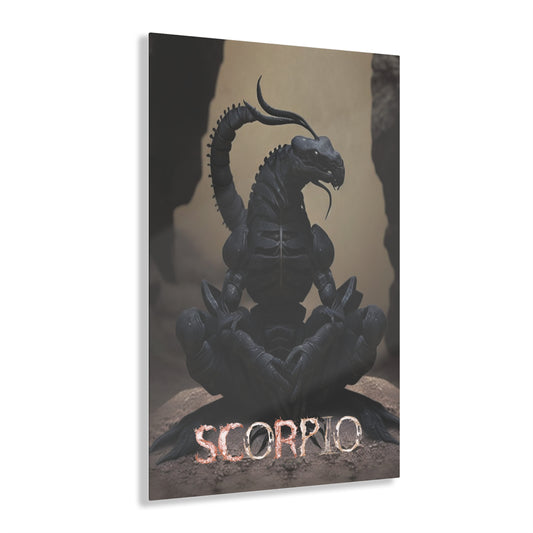 The Scorpio Desert Sage Acrylic Art Printify