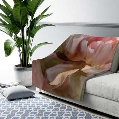 Abstract Lotus Flower Grounding Blanket