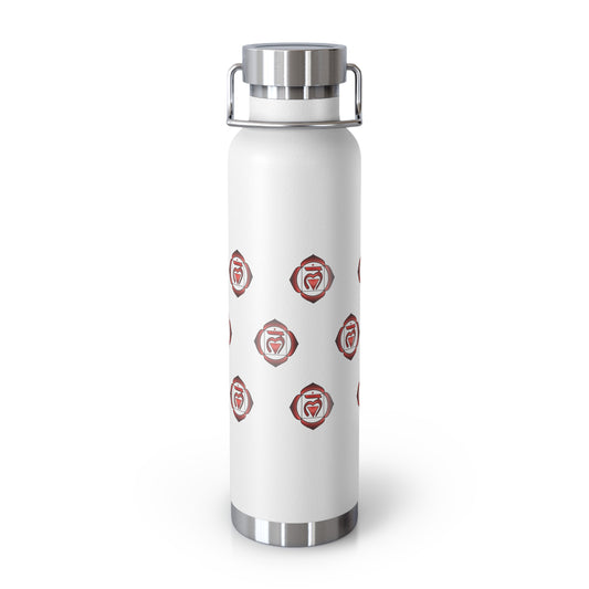 Root Chakra Copper Vacuum Insulated Bottle, 22oz Printify