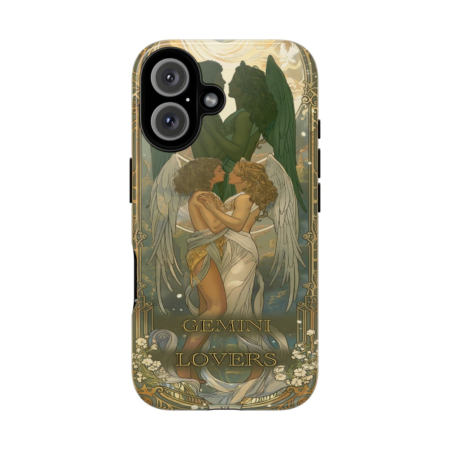 Gemini "The Lovers" Tarot Card Phone Case iPhone 17