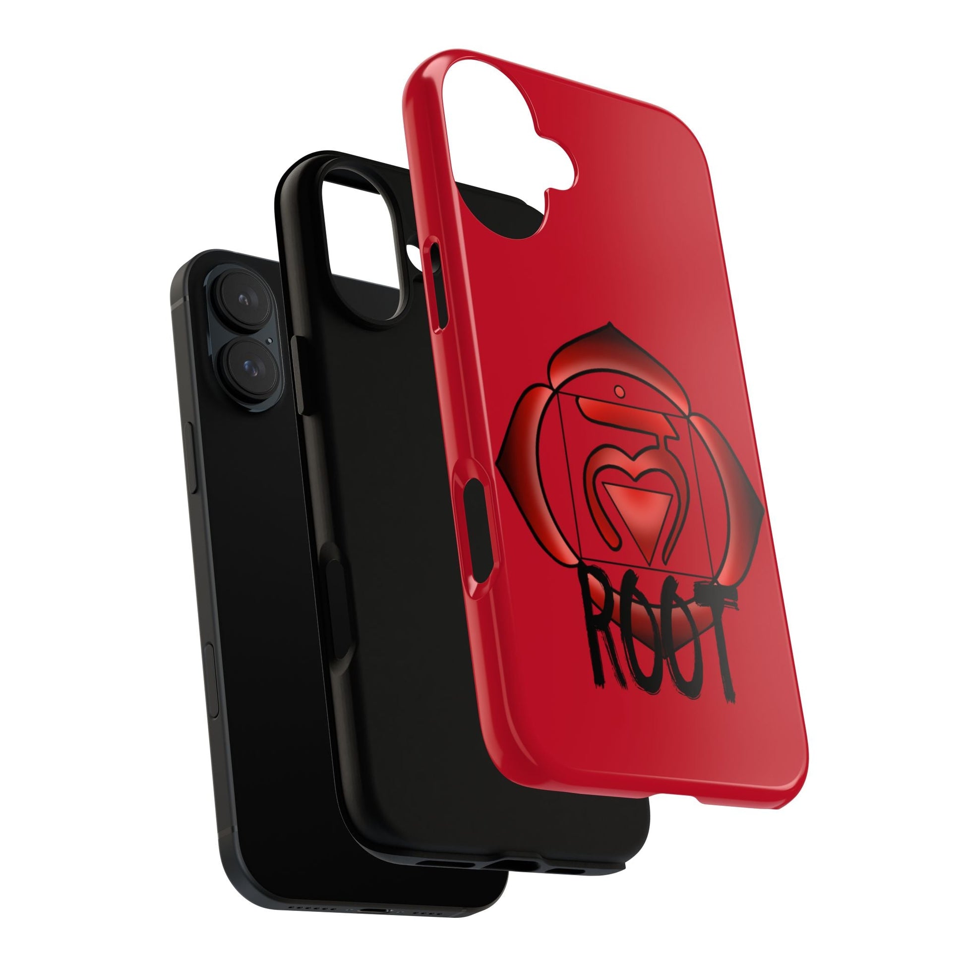 Root Chakra Phone Case - Muladhara showing durability layers 
