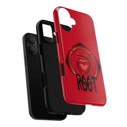 Root Chakra Phone Case - Muladhara showing durability layers 